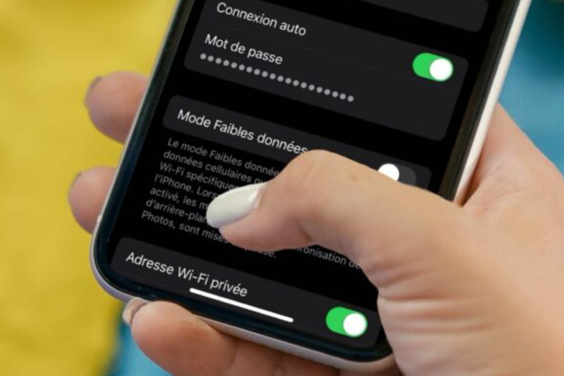 Mot de passe iPhone ia