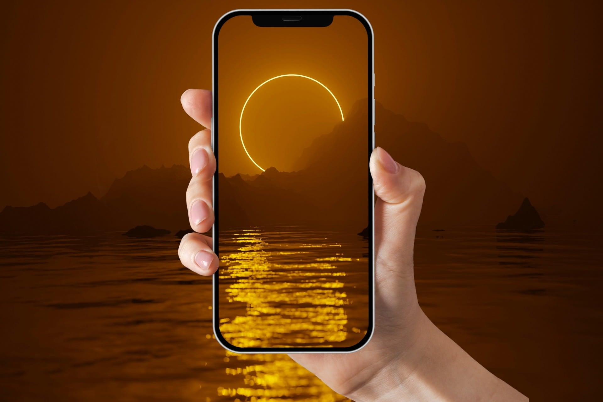 Nattgw unsplash eclipse photo iPhone