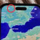 Point bleu iPhone apple