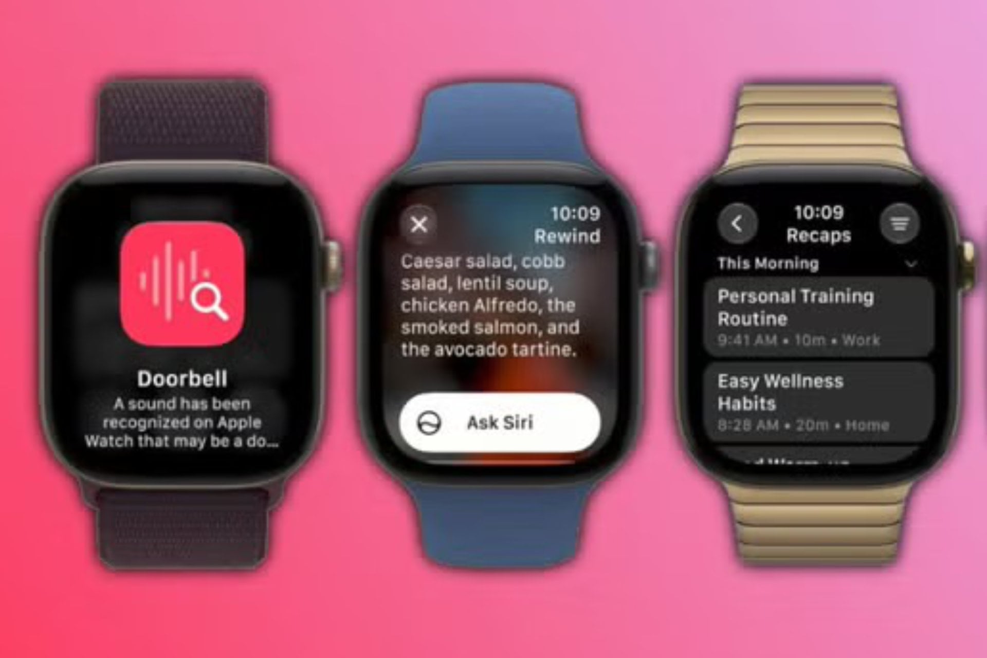 Apple watch audio intelligence