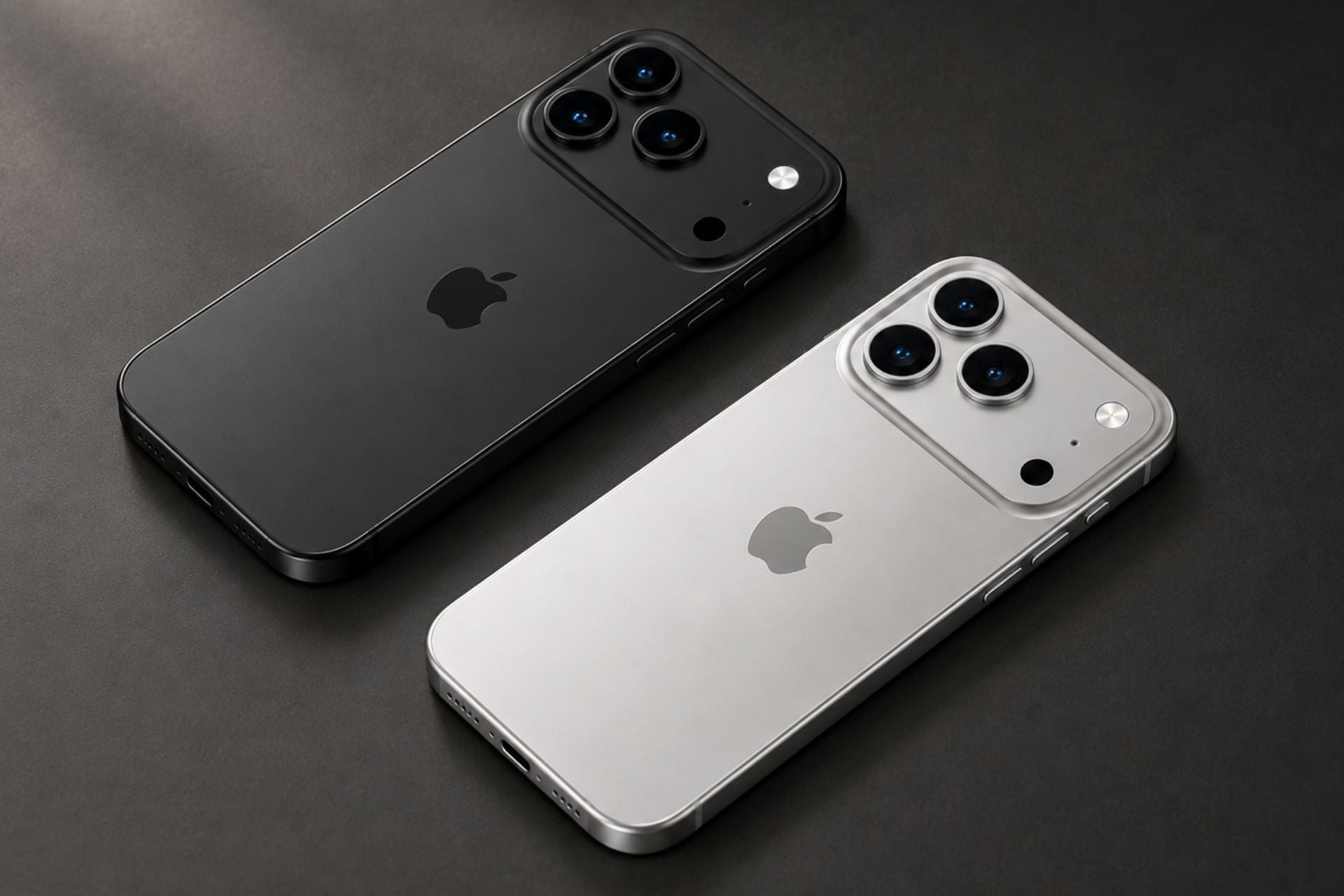 iPhone 18 Pro concept noir et gris