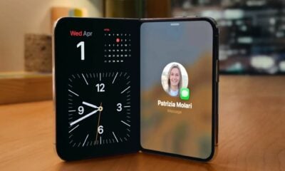 iPhone Duo posé ouvert
