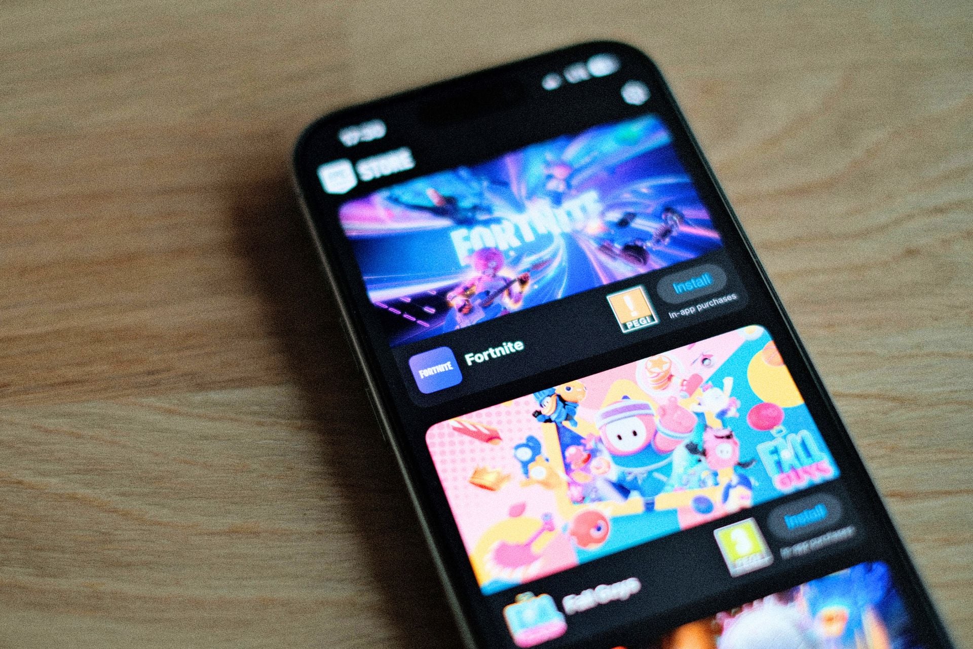 iPhone Fortnite Epic Games Store
