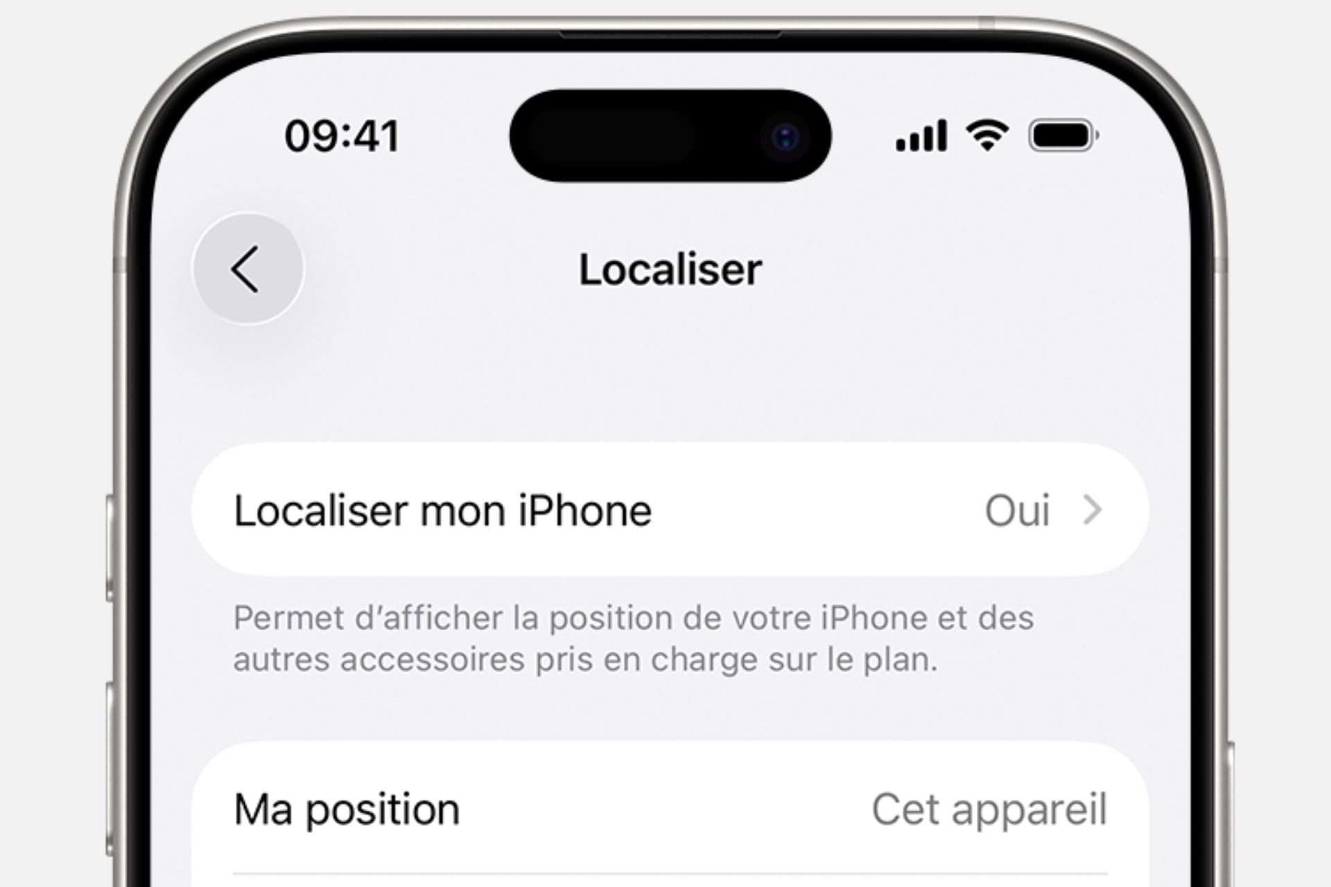 iPhone Localiser