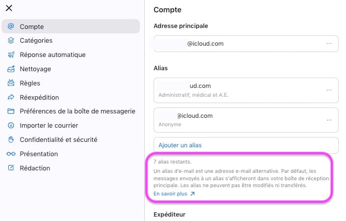 Alias icloud(1)