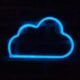 Apple nuage bleu iCloud