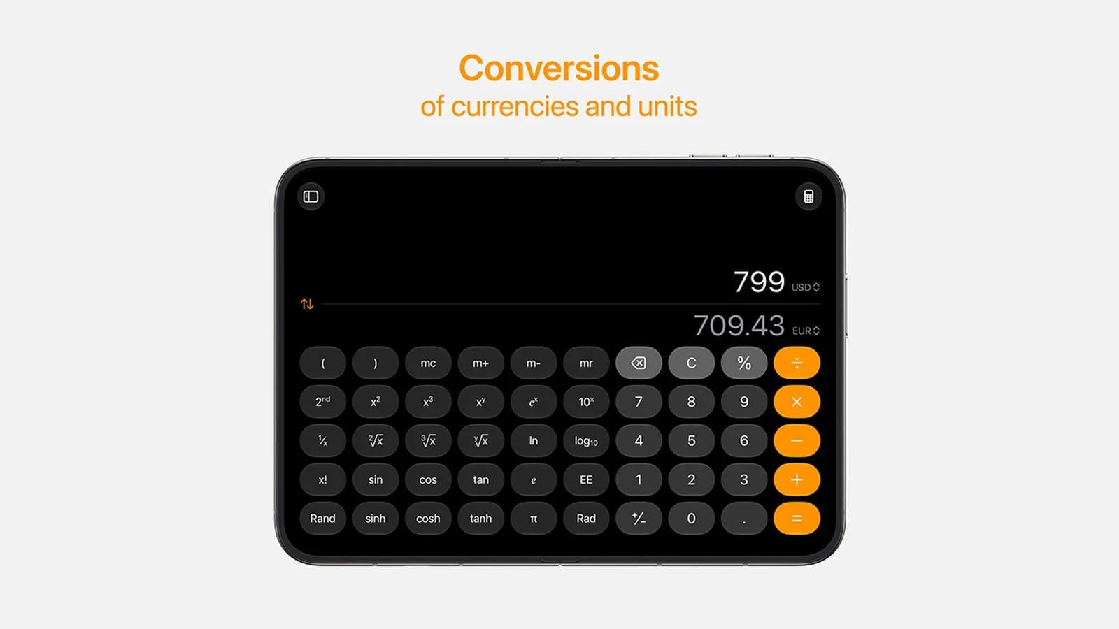 Calculatrice iPhone Duo