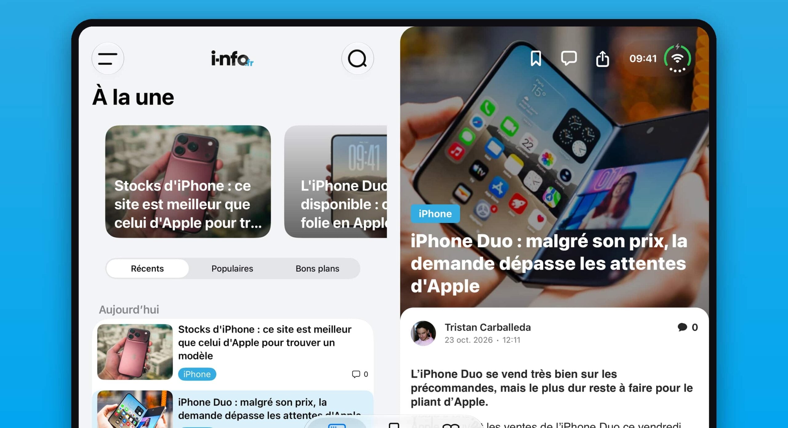 i-nfo.fr version 7.7 iPhone Duo