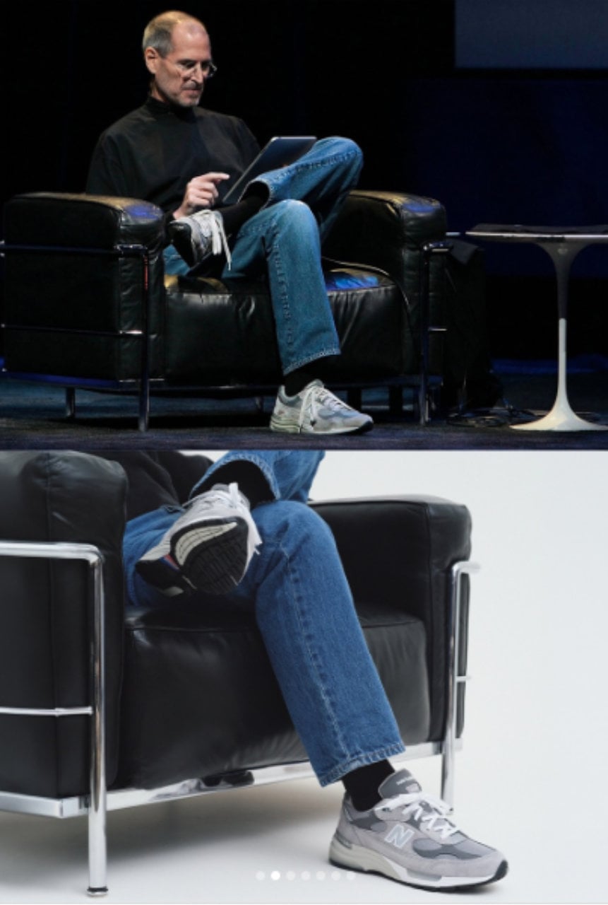 Steve jobs new balance