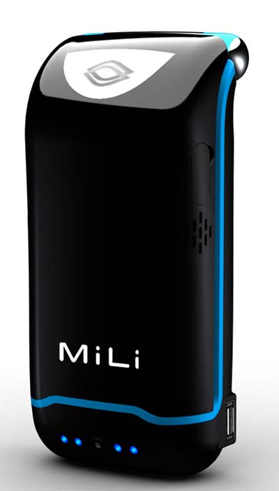 Le mini video projecteur iPhone /iPod Touch MiLi Pro dans sa