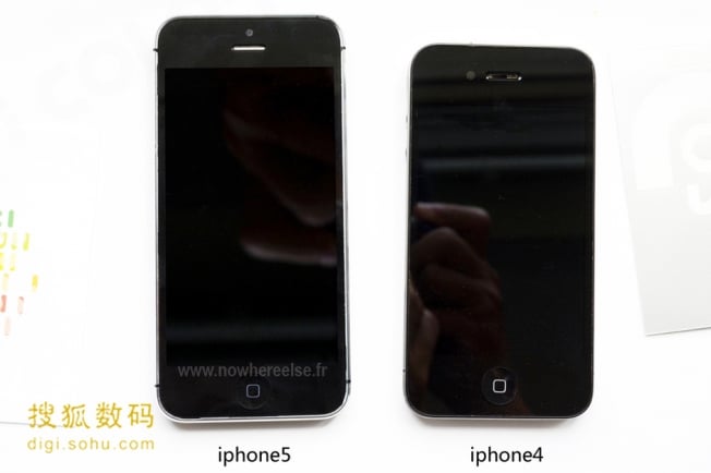 L'iPhone 5 comparé à un iPhone 3GS et iPhone 4 en photos