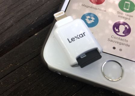 Avant son test, le lecteur de carte micro-SD pour iPhone et iPad de Lexar  se dévoile en photos
