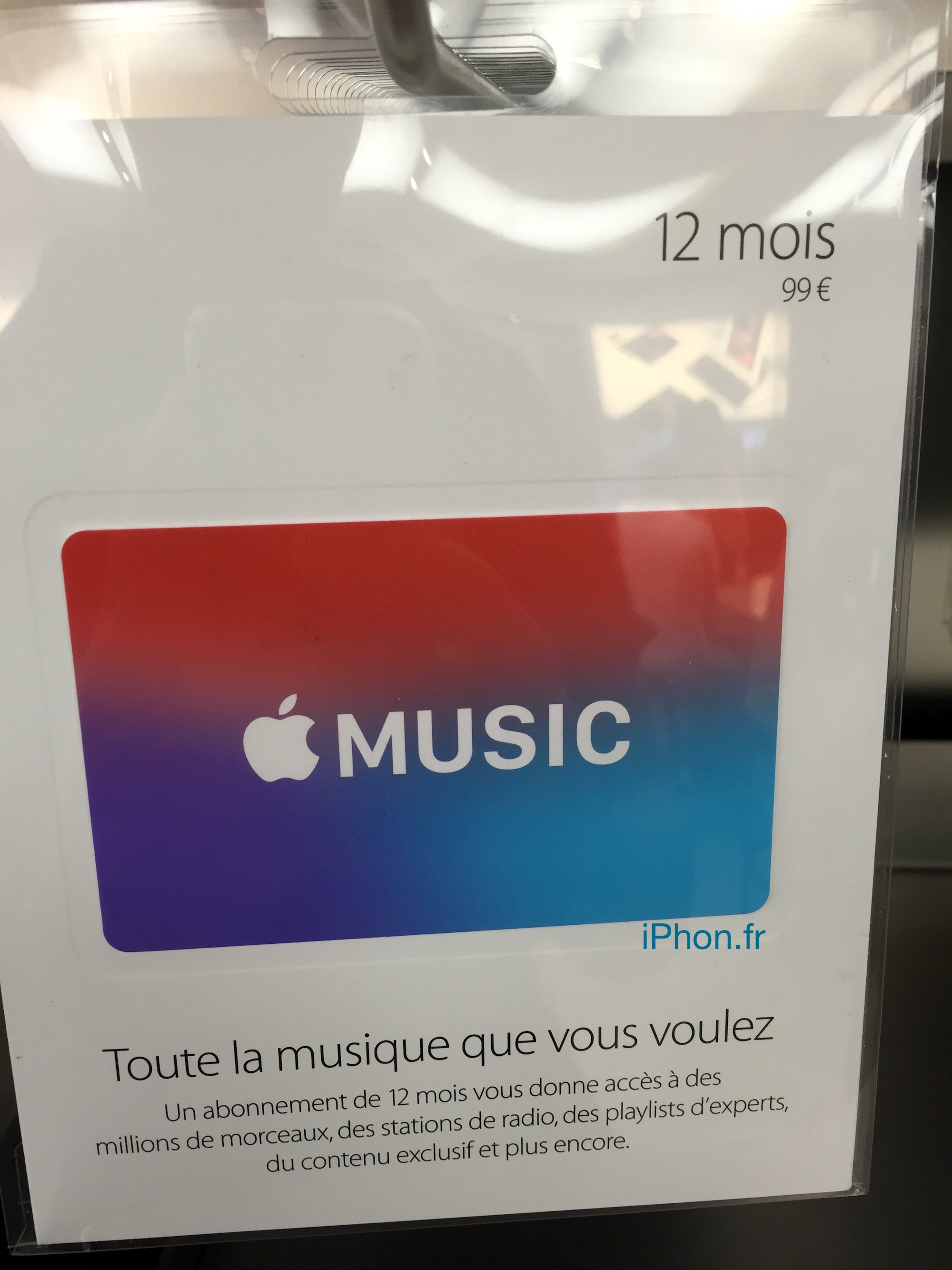 Apple Music moins cher ? Voici la carte cadeau un an - disponible en  France (MàJ)