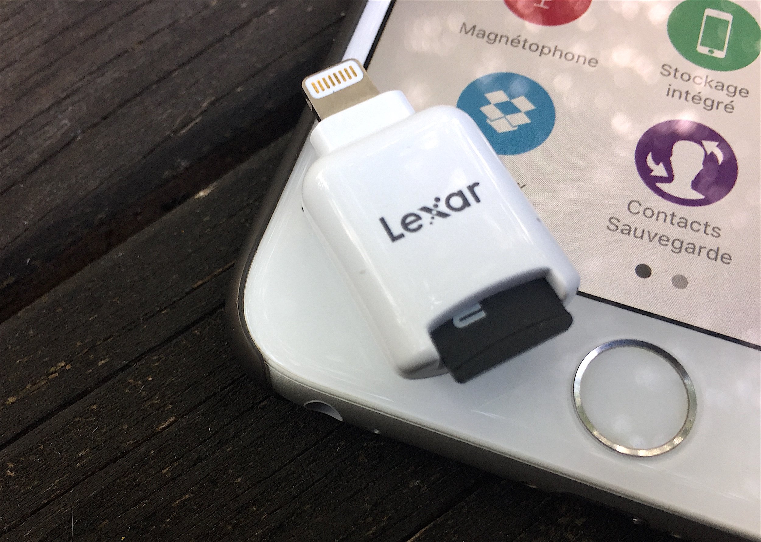 Lecteur de carte microSD pour iPhone et iPad, la solution Lexar