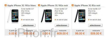 iPhone Free Orange Fr, dec 2008 iPhone Free Orange Fr