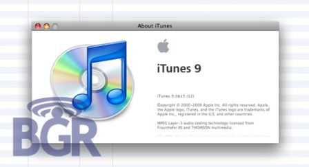 iTunes 09 01, août 2009 iTunes 09 01
