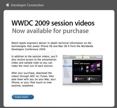 WWDC vidéo 04, juil 2009 WWDC vidéo 04