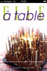 Elle A Table 01, mai 2009 Elle A Table 01