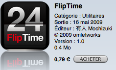 FlipTime, mai 2009 FlipTime
