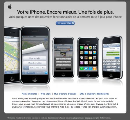 iphone MÀJ