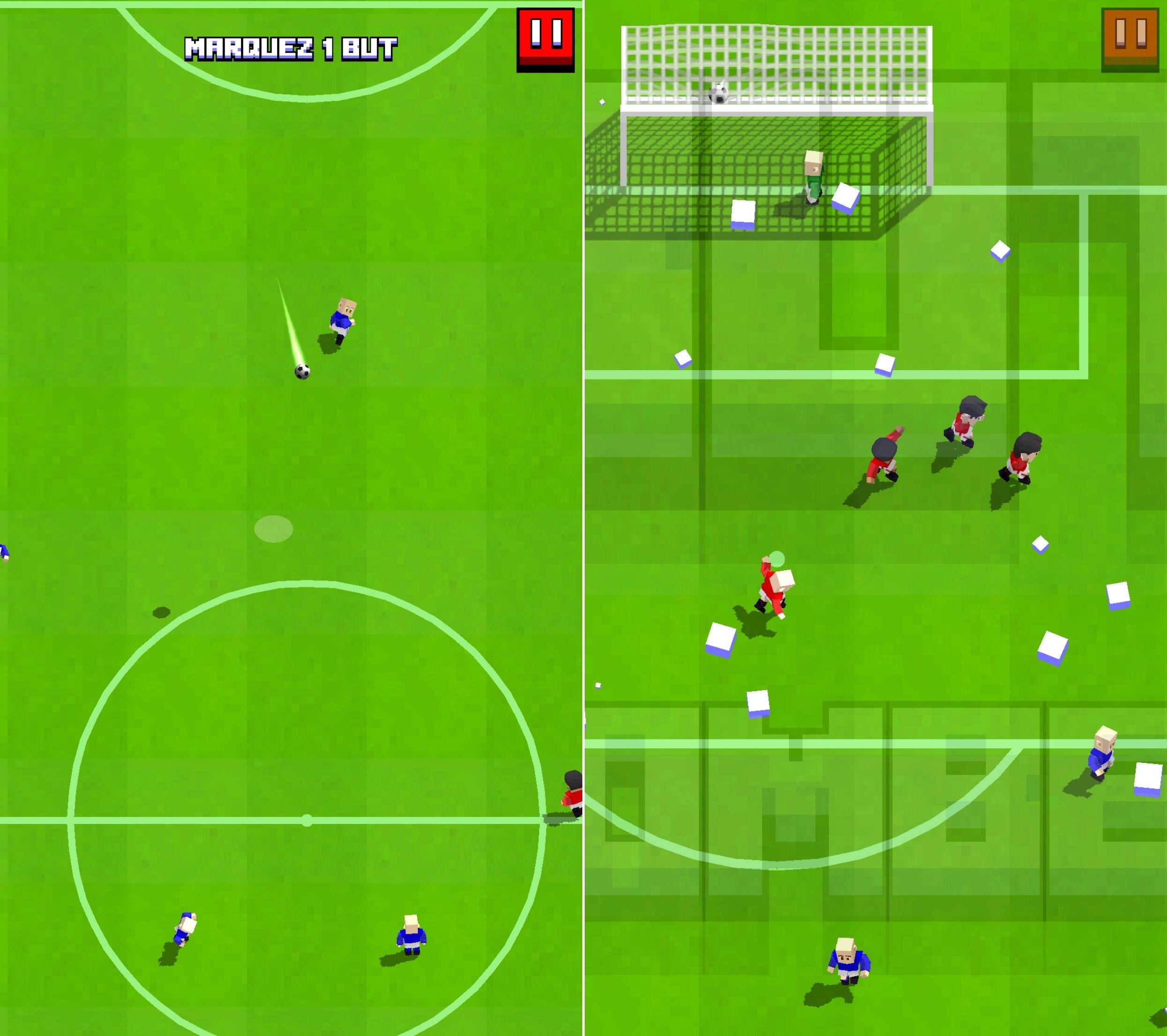 Retro Soccer : nouveau jeu de foot iPhone à l'ambiance rétro pixel, gratuit  et sympa !