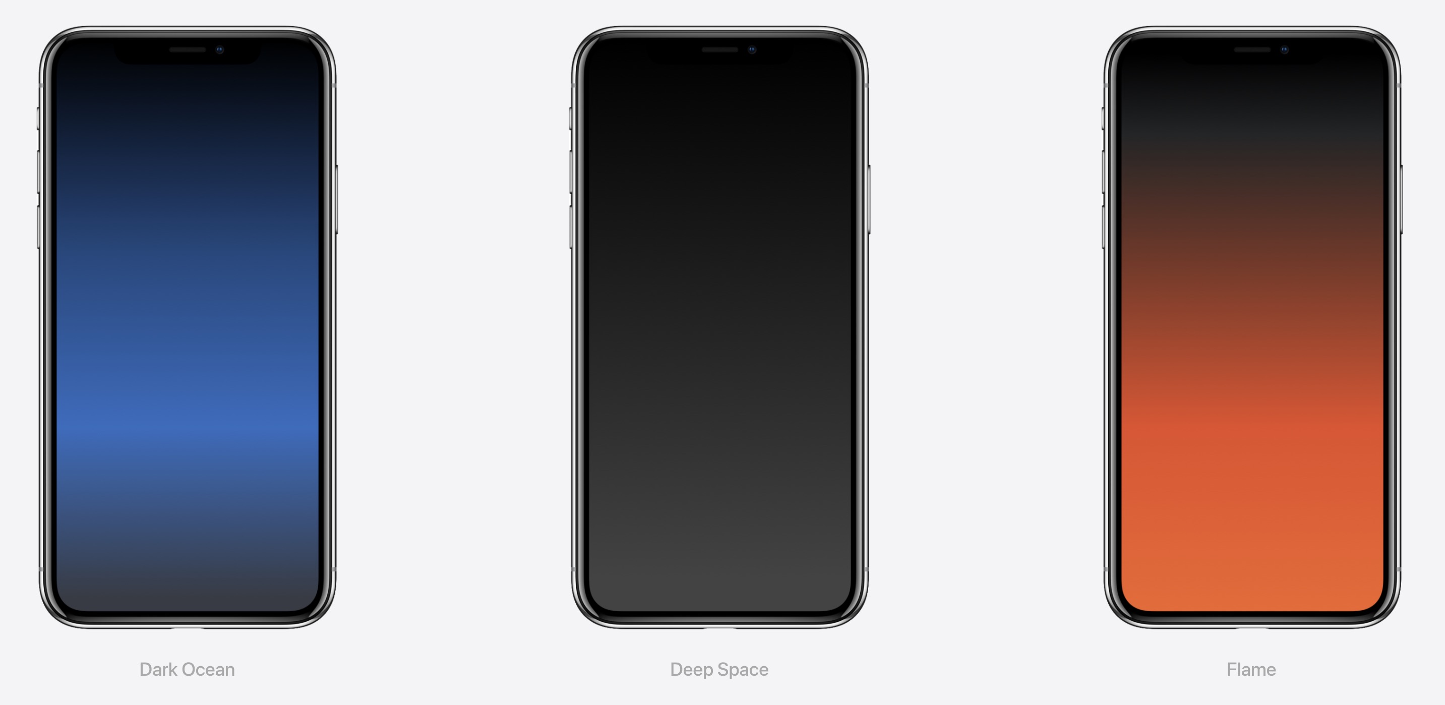 iPhone X : un fond d'écran pour cacher l'encoche et des fonds optimisés  pour l'OLED