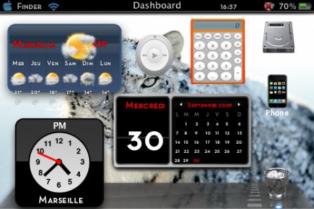 Dashboard.PNG, sept. 2009